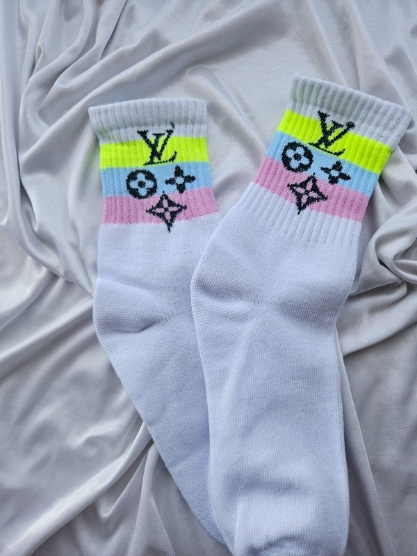 Producto - MEDIAS BLANCAS LOUIS VUITTON (A29 M)