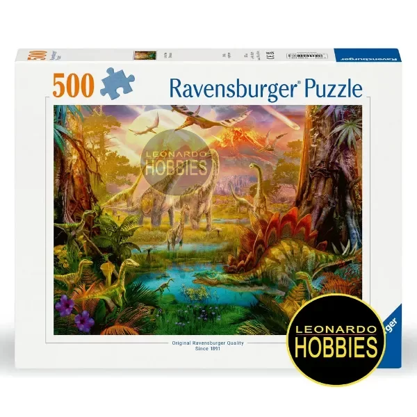 Producto - Tierra de Dinosaurios 500 Piezas Ravensburger 12000238