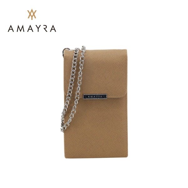 Producto - BANDOLERA PORTACELULAR AMAYRA CAMEL COD: B997.2