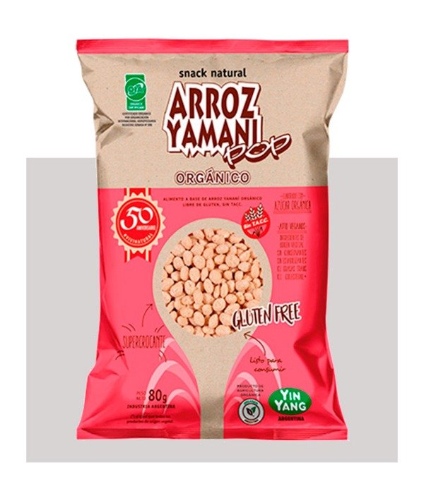 Producto - Arroz Yamani pop orgánico - Yin Yang