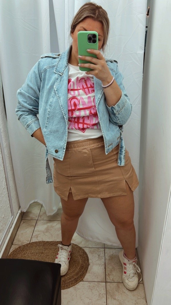 Producto - SHORT POLLERA RUSTICA