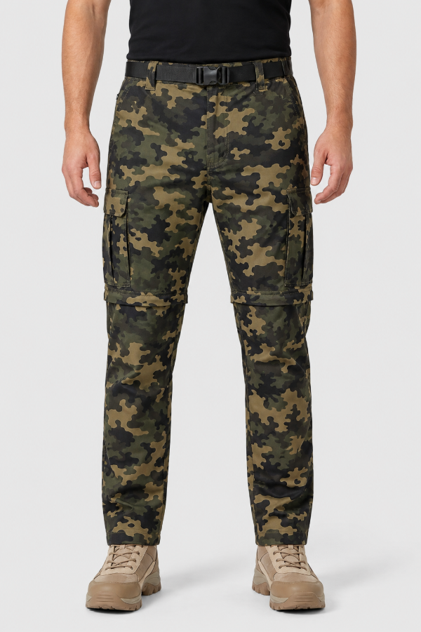 Pantalon Desmontable 2 en 1 Secado Rapido ELT 3740 Camuflado — imagen 8