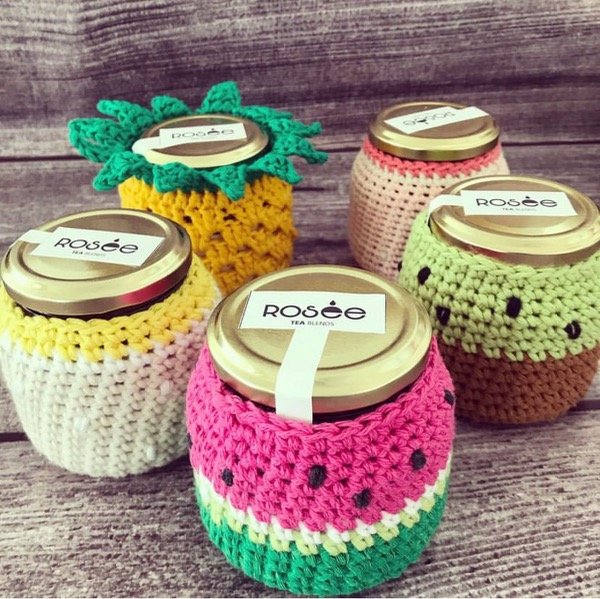 Producto - Frascos con Fundas de frutas - mates