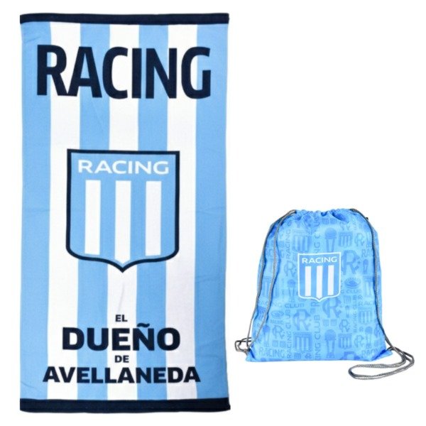 Producto - Toallon Oficial Racing Con Mochila