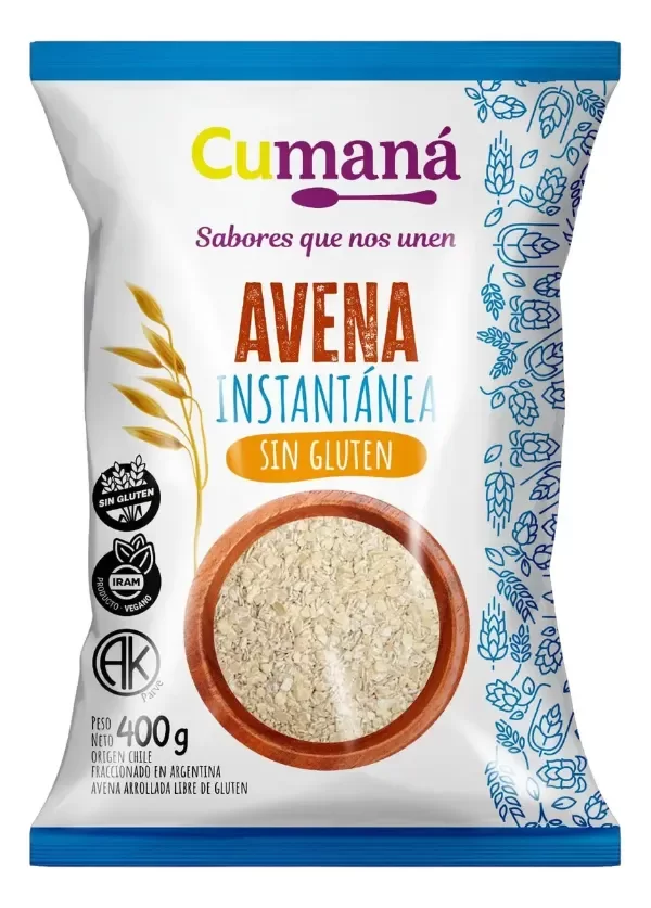 Producto - Cumana Avena Instantánea -Sin Gluten- 400g