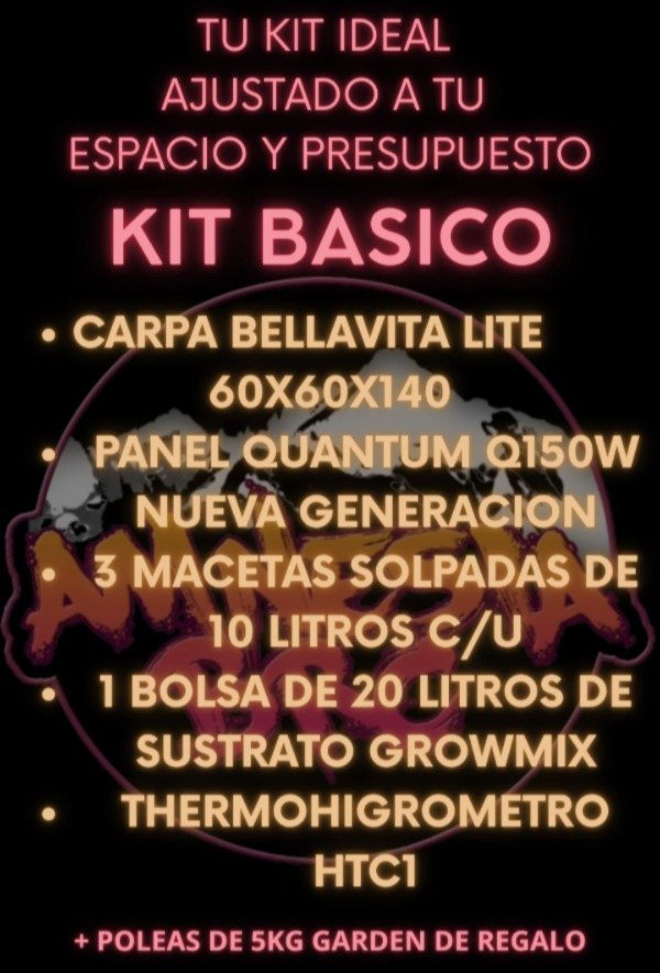 Producto - KIT BASICO DE CULTIVO