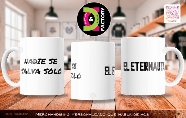 Producto - Taza - Serie de TV - Eternauta - TZ-RT-BL-11OZ-213-TVS-ETE