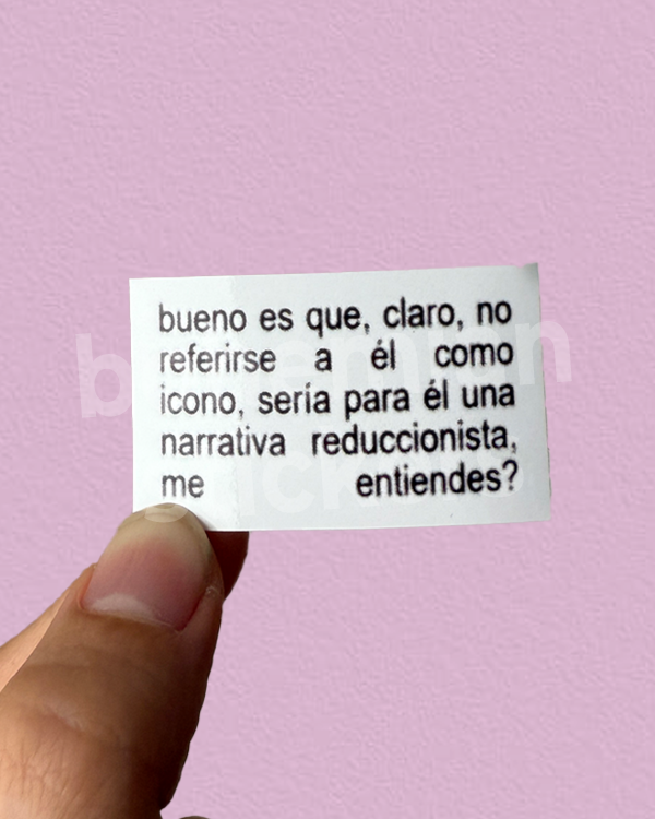 Producto - LA PERLA - Sticker Individual Rosalia