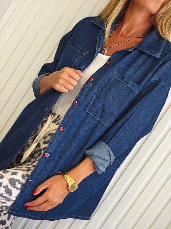 Producto - Camisa over denim Mila