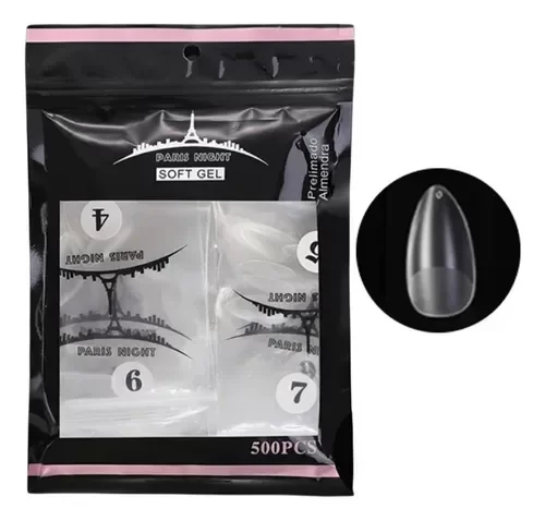 Producto - Paris Night Tips x500 Almendra Bolsa PRELIMADOS