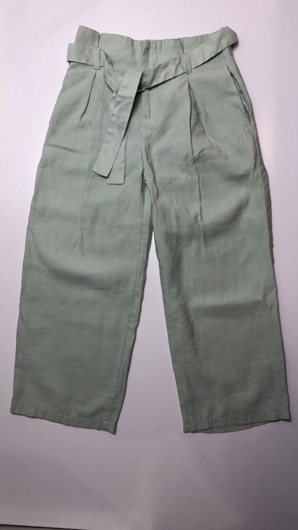 Producto - Pantalon Verde con lazo Zara 9 años - 1