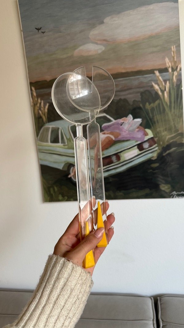 Producto - Cubiertos para ensalada acrílico