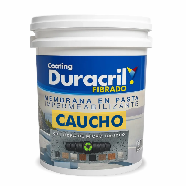 Producto - Membrana Duracril Con Fibra De Caucho Multisuperficies 20 Lts