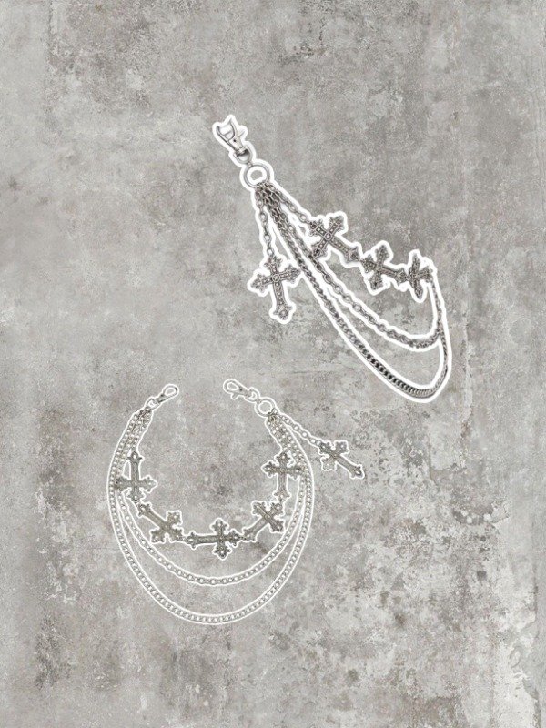 Producto - Cadena para jeans con cruces