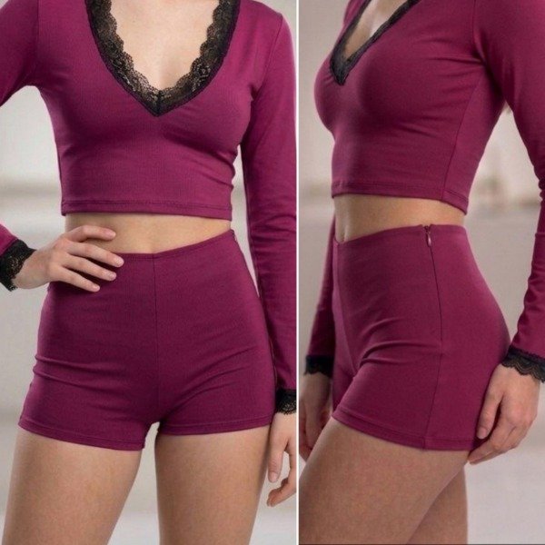 Producto - (#4120) SHORT TIRO ALTO CON CIERRE
