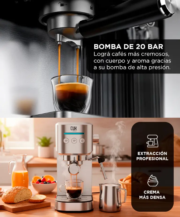 Producto - Cafetera Espresso 20 Bar 3 En 1 Cápsulas Café Molido Jarrito -Gadnic (Cafexp42) - 1