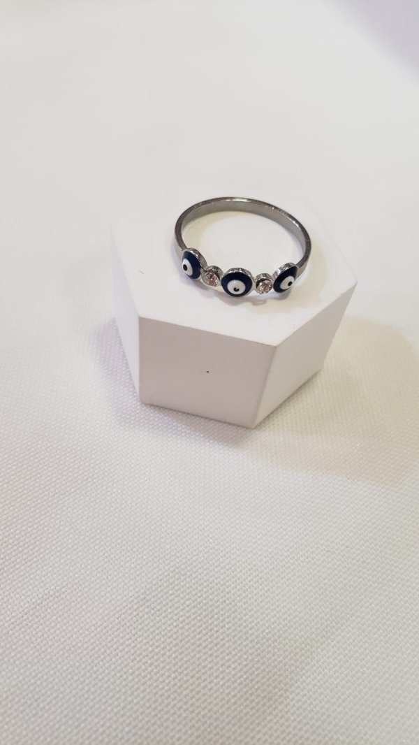 Producto - Anillo ojo turco acero