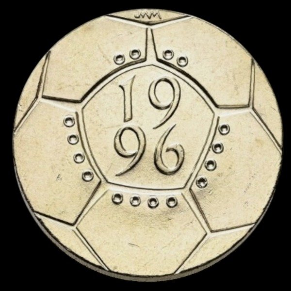 Producto - Gran Bretaña. 2 Pounds de 1996 "Europa League de 1996" 28,4 MM