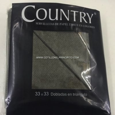 Producto - Country Económica Lisa 33x33cm Negro x40