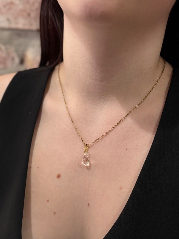 Producto - Collar glam acero dorado