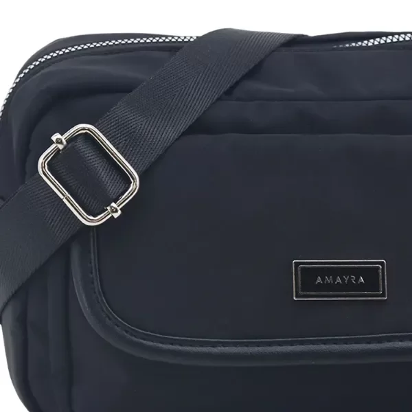 Producto - Riñonera Amayra c/solapa negra 67-7400065 - 3