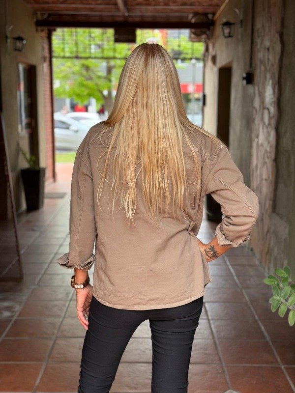 Producto - CAMISACO VENUS MARRON JEAN RIGIDO - 2