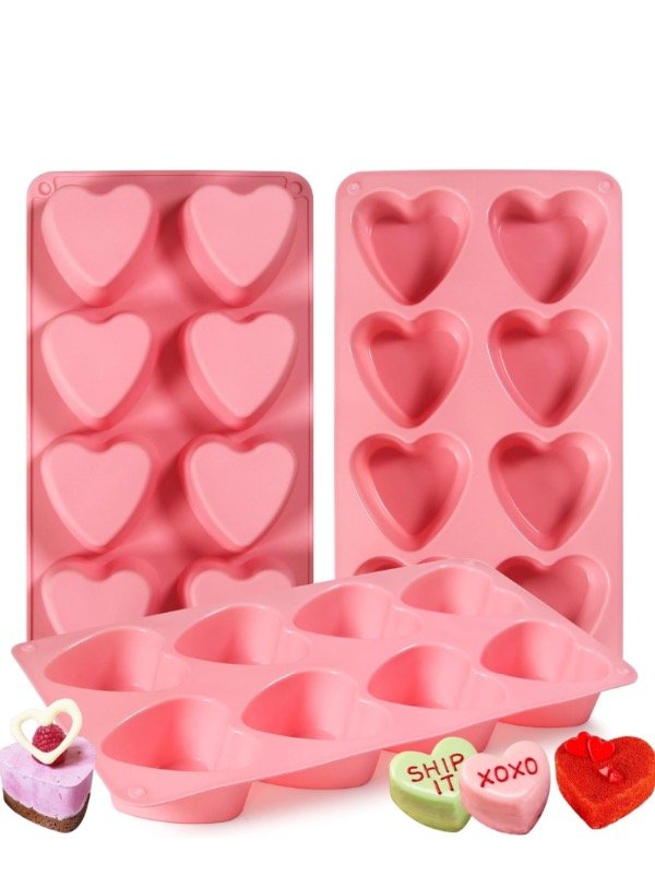 Producto - MOLDE SILICONA X8 CORAZONES