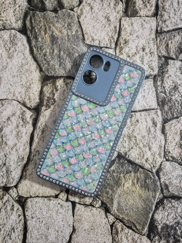 Producto - Funda rigida sirena Moto G05/E15 celeste