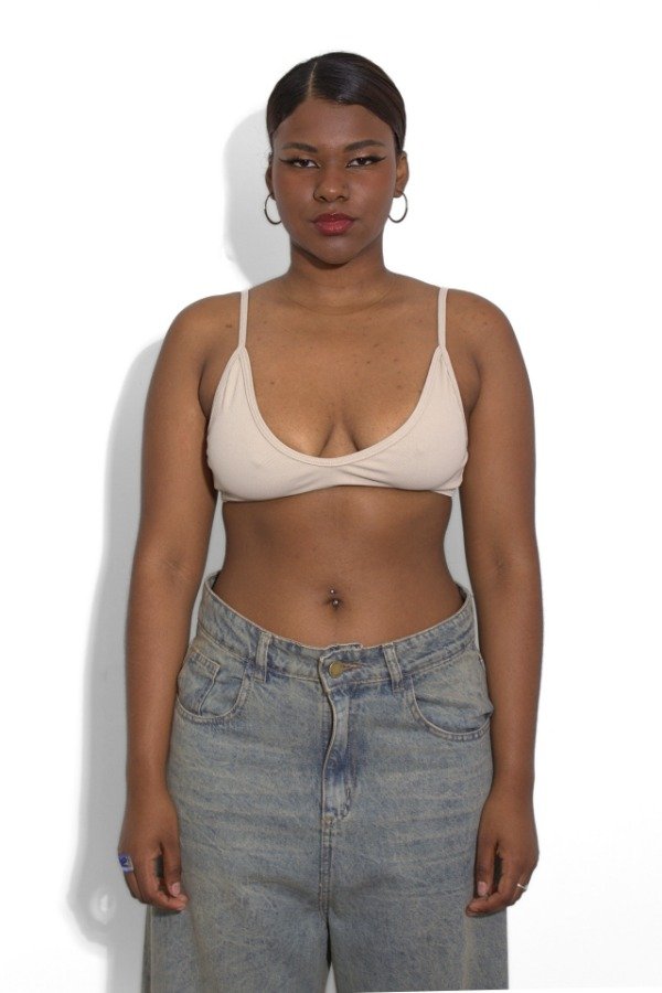 Producto - Corpiño "v" Morley Almendra