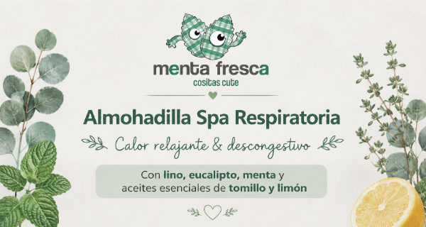 Producto - Almohadilla Térmica Respiratoria Eucalipto Microondas Spa - 1