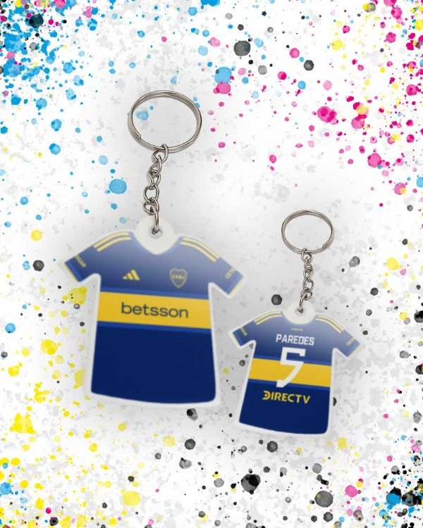 Producto - Llavero Camiseta - Boca Juniors