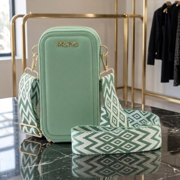 Producto - CARTERA PRATYS LISA PORTA CELULAR CON TIRA DE DISEÑO 20x5x10cm - 4