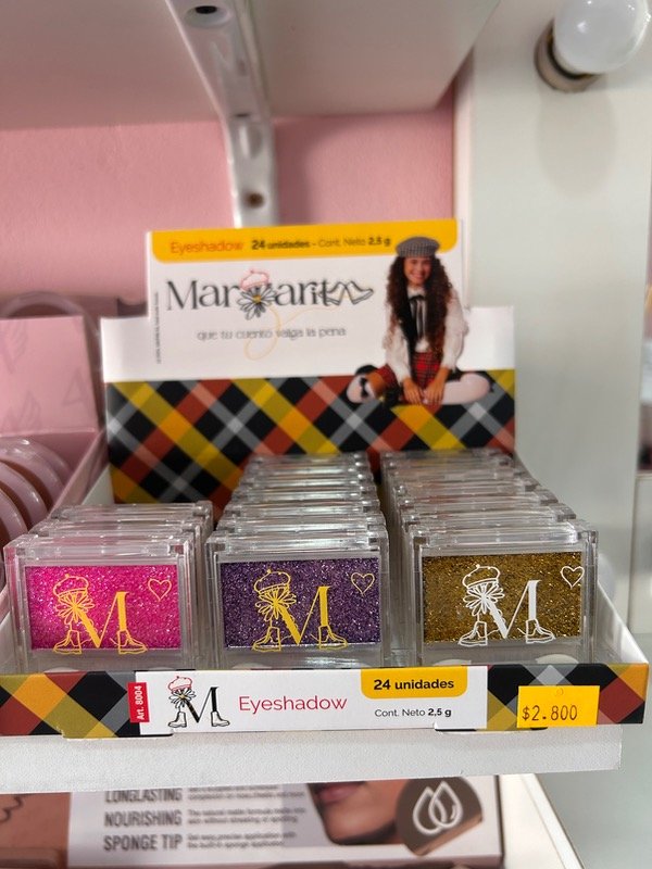 Producto - Sombra individual glitter tejar