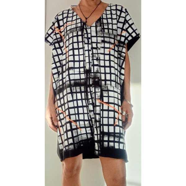 Producto - VESTIDO JAPONÉ CUADROS II