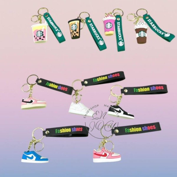 Producto - OFERTA LLAVERO DE GOMA ZAPATILLAS FASHION STARBUCKS