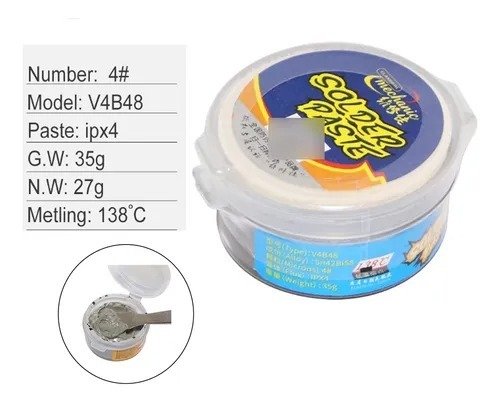 Producto - estaño en pasta v4b48 35g 138 mechanic