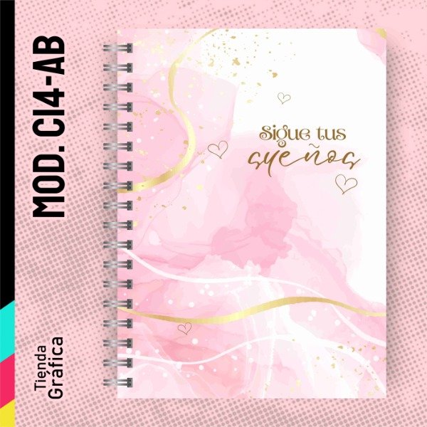 Producto - Cuaderno C14- AB  - Rosado