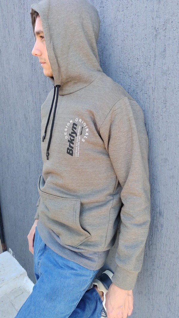 Producto - Buzo algodón frizado estampado talle L
