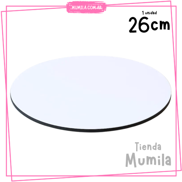 Producto - Base Torta Redonda 26cm Base Fibroplus 3mm