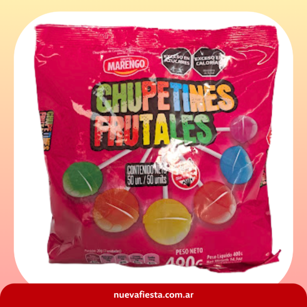 Producto - Chupetines Frutales Marengo 40u