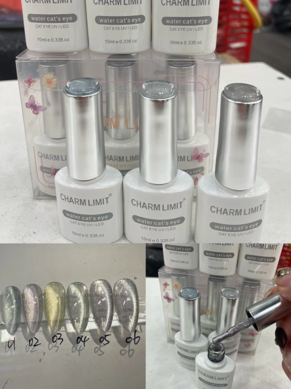 Producto - Esmaltes semipermanentes ojo de gato Water CHARM LIMIT