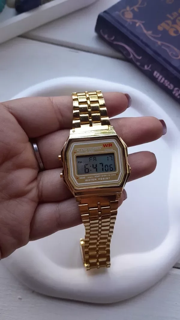 Producto - Reloj golden