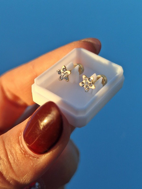 Producto - Abridores Estrella blanca Acero Dorado