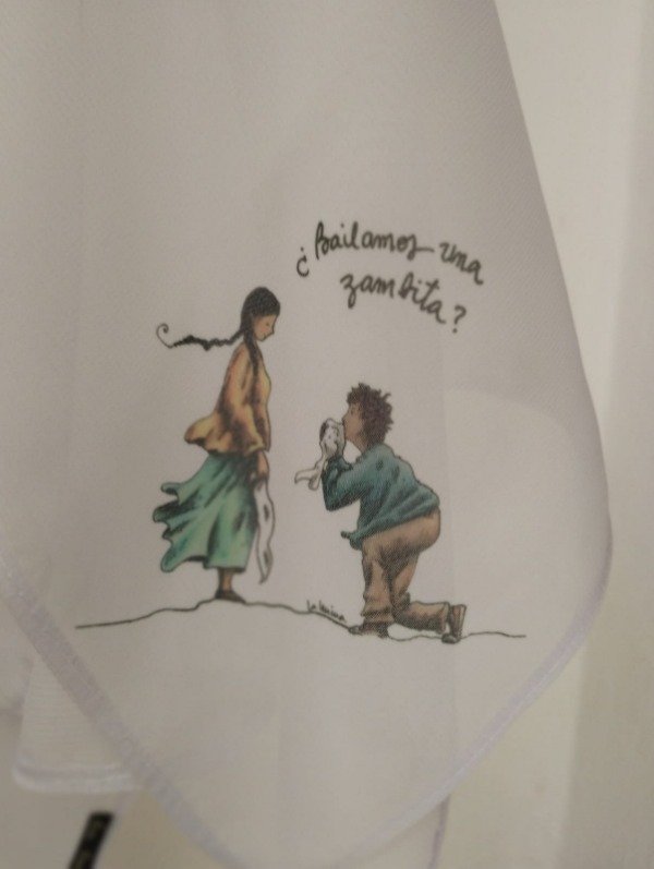 Producto - Pañuelo "Bailamos una zambita" - 2