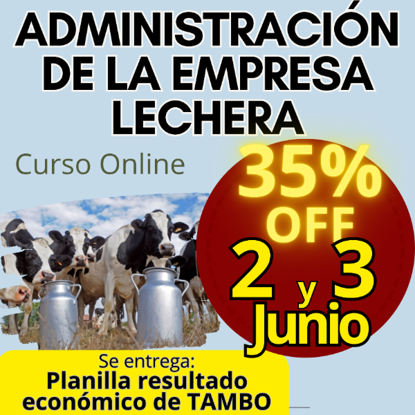 Producto - Curso Online: Administración de la empresa lechera (tambo)