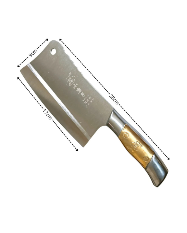 Producto - Cuchillo Hacha Hacha Acero Inoxidable Mango Acero o Madera