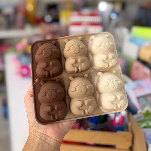 Producto - Molde de Silicona para x6 Capibara 7121