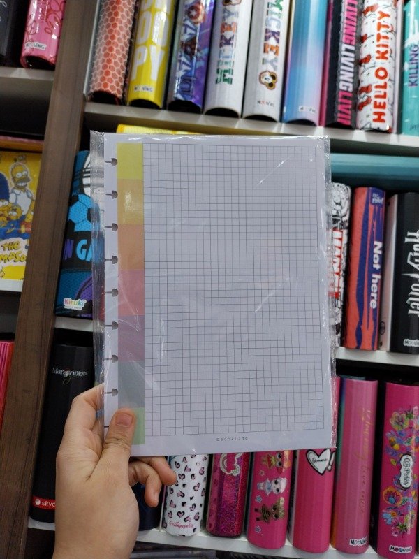 Producto - Repuesto Cuaderno Disco 18x25 Cuadriculado 30 hojas