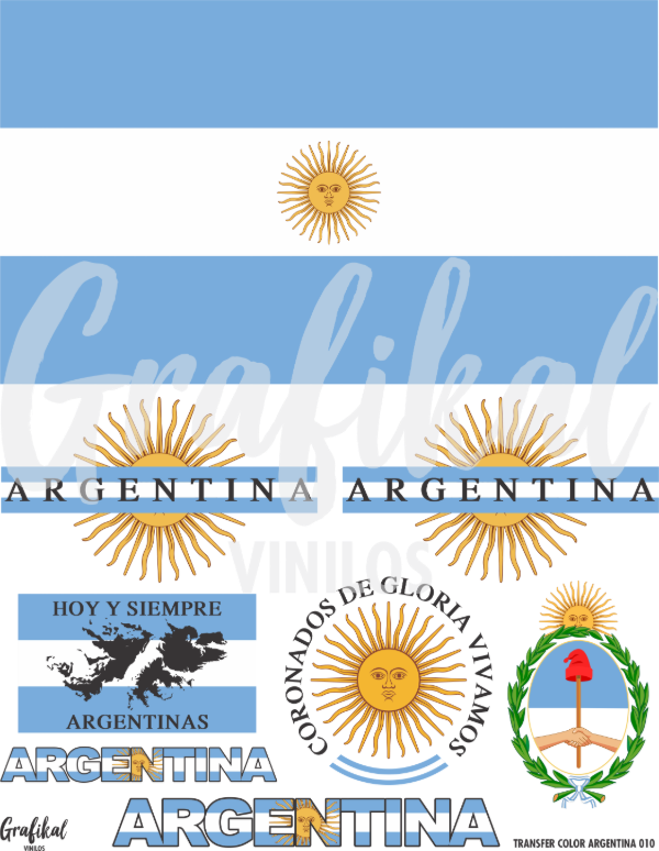 Producto - Transfer Color Argentina 010