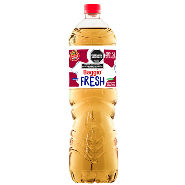 Producto - Agua Saborizada Baggio Fresh Manzana 1,5l Pack X6